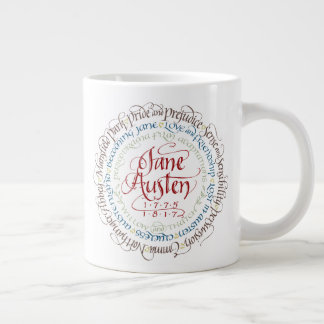 Caneca De Café Grande 20oz Mug - Adaptações de drama do período Jane Aus