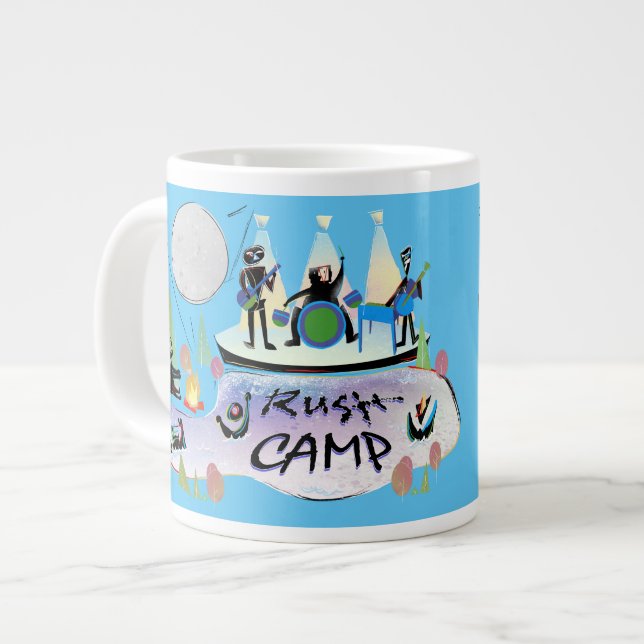 Caneca De Café Grande 20oz Mug RushCamp! (Frente Esquerda)