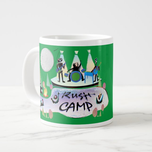 Caneca De Café Grande 20oz Mug RushCamp! (Frente Esquerda)