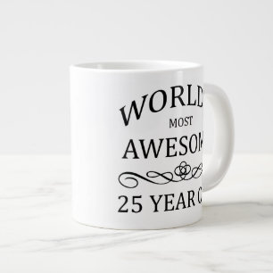 Caneca De Café Grande 25 anos mais incrível do mundo