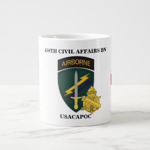 CANECA DE CAFÉ GRANDE 450.º ASSUNTOS CIVIS BATTALION JUMBO MUG
