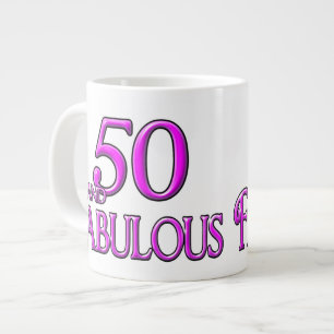 CANECA DE CAFÉ GRANDE 50 E FABULOSO