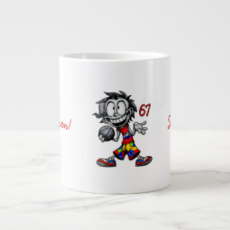 Caneca De Café Grande 67 Meme! Seis & Sete