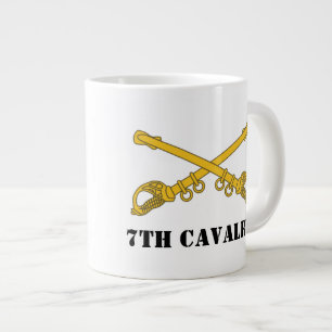 Caneca De Café Grande 7 Cavalaria Mug