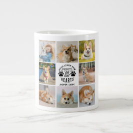 Caneca De Café Grande 8 Foto Collage Pet Memorial