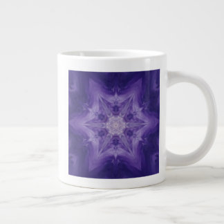 Caneca De Café Grande 8A Single Colorful White Star Mandala