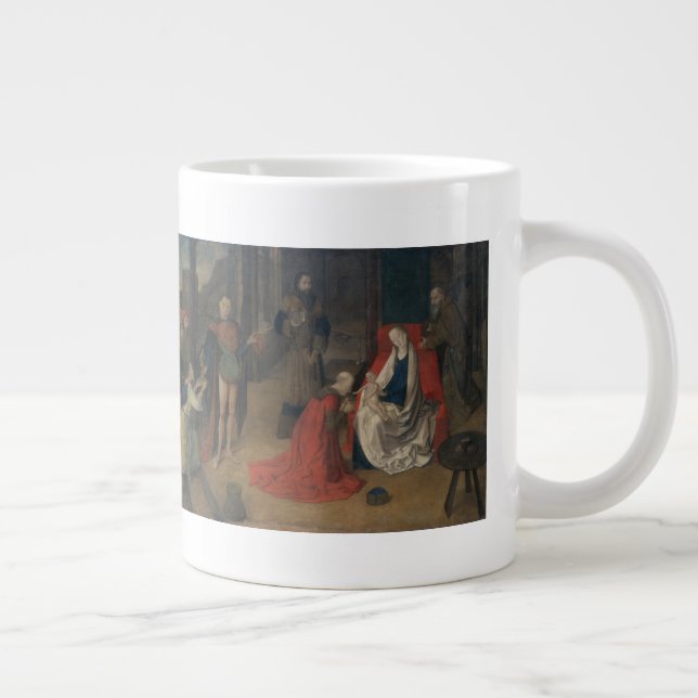 Caneca De Café Grande A Adoração dos Magos (Direita)