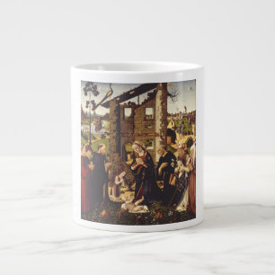 Caneca De Café Grande A Adoração por Biagio d'Antonio Arte Medieval