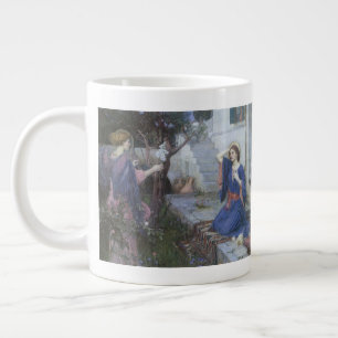 Caneca De Café Grande A Anunciação por John William Waterhouse