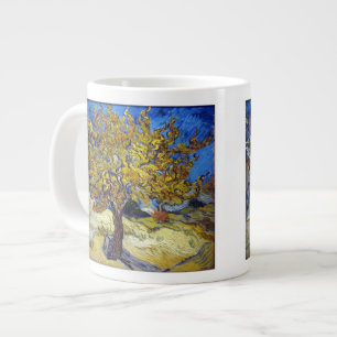 Caneca De Café Grande A Árvore de Morango. Vincent Van Gogh. Arte fantás