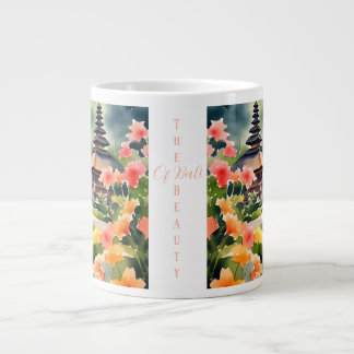 Caneca De Café Grande A Beleza de Bali, Specialty Mug