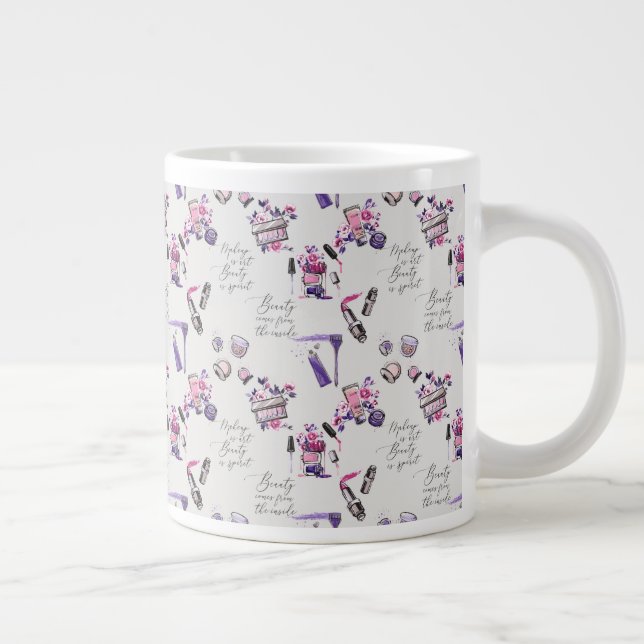 Caneca De Café Grande A Beleza Vem Do Padrão De Dentro (Direita)