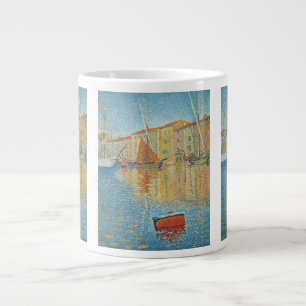 Caneca De Café Grande A boia vermelha de Paul Signac, Pointilismo da Vin