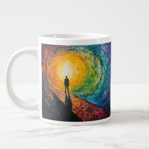 Caneca De Café Grande A Borda da Dimensão