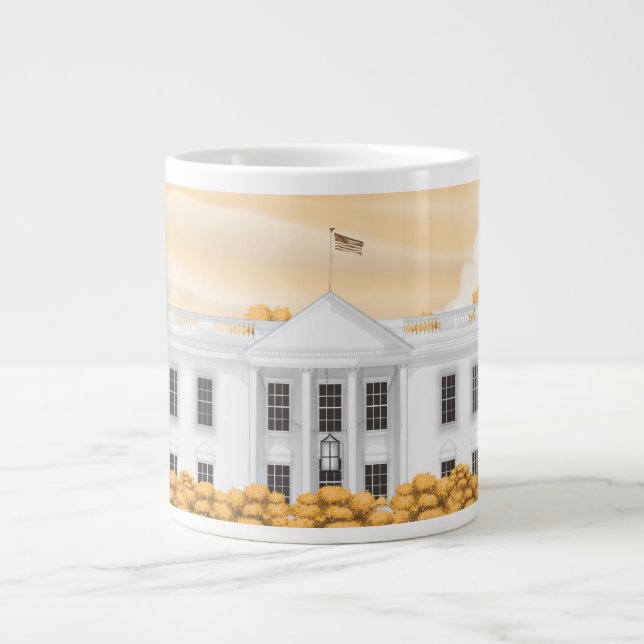 Caneca De Café Grande A Casa Branca (Frente)