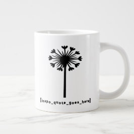 Caneca De Café Grande A citação da Inspo vai para aqui