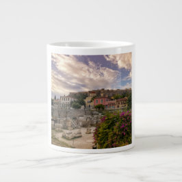 Caneca De Café Grande A Colorida Atenas