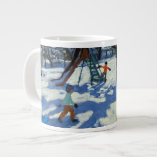 Caneca De Café Grande A corrediça no inverno Bourg St Moritz