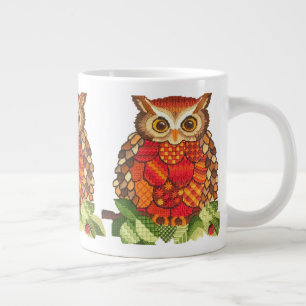 Caneca De Café Grande A Coruja