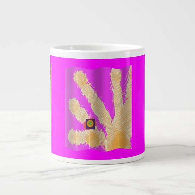 Caneca De Café Grande A Diversão do Anel (Frente)