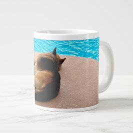 Caneca De Café Grande A Dogs Life ~ 20oz Jumbo Mug
