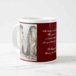 Caneca De Café Grande A Excelente no Templo de Karnak Jumbo Mug