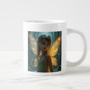 Caneca De Café Grande A fada de amor Mugs