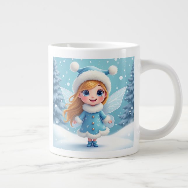 Caneca De Café Grande A fada de inverno Mugs (Direita)