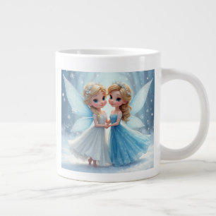 Caneca De Café Grande A Fada de Neve Mogas