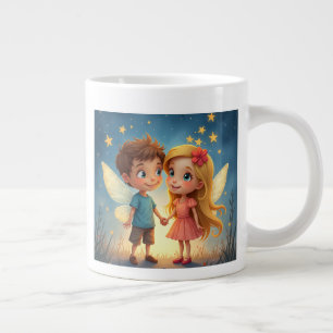 Caneca De Café Grande A fada de Starlight Mugs