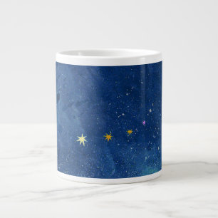 Caneca De Café Grande A ilustração do céu estrelado
