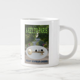 Caneca De Café Grande "A Key to Paris"