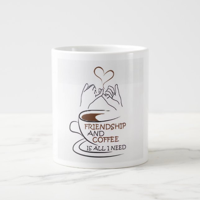 Caneca De Café Grande A lovely specialty coffee mug (Frente)
