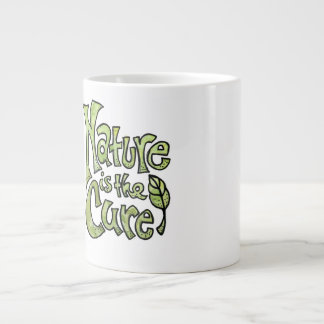 Caneca De Café Grande A Natureza é a Cura