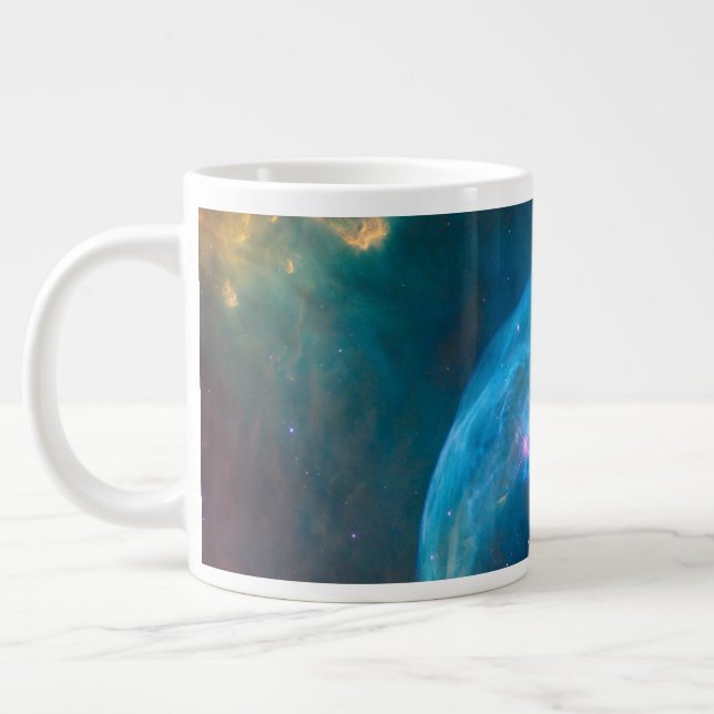 Caneca De Café Grande A Nebulosa Bubble, Ngc 7635. (Esquerda)
