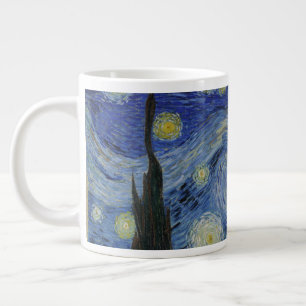 Caneca De Café Grande A Noite Estrelada, pintura a óleo, Vincent Van Gog