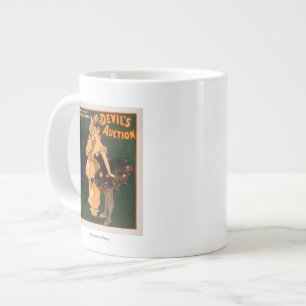 Caneca De Café Grande A peça de leilão do diabo eterno de Yale