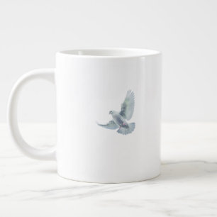 Caneca De Café Grande A Pomba da paz