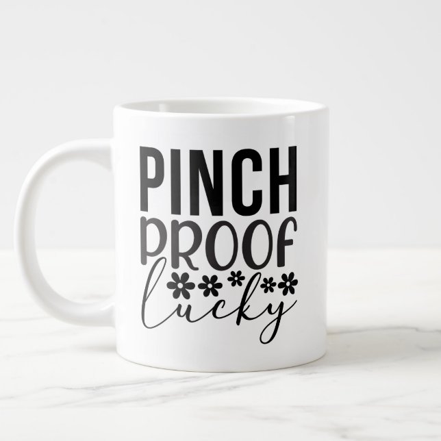 Caneca De Café Grande À Prova de Beliscão Lucky-62906 (Esquerda)