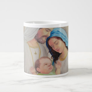 Caneca De Café Grande A Sagrada Família: Retrato do Amor Divino