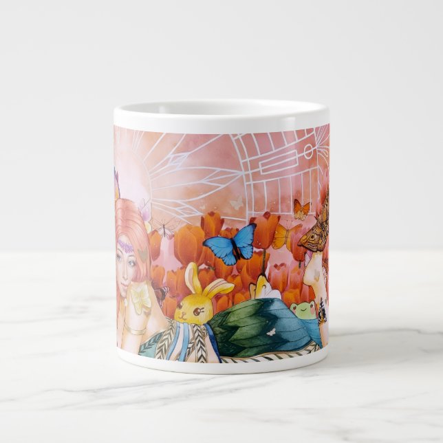 Caneca De Café Grande A Tarde (Frente)