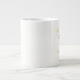 Caneca De Café Grande A Warm Drink, A Cozy Feeling | Winter Mug