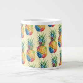 Caneca De Café Grande Abacaxi