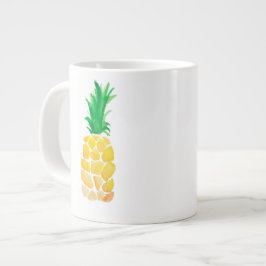 Caneca De Café Grande Abacaxi