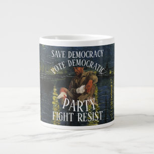 CANECA DE CAFÉ GRANDE ABDUL EL-SAYED MICHIGAN SENADO DOJ FBI AMÉRICA