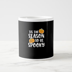 Caneca De Café Grande Abóbora Kawaii É a Temporada Assustadora
