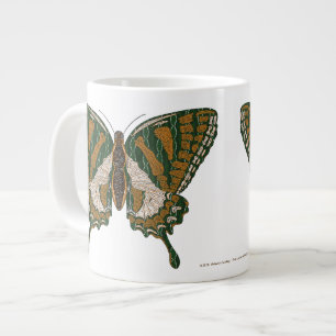 Caneca De Café Grande Aboriginal Swallowtail