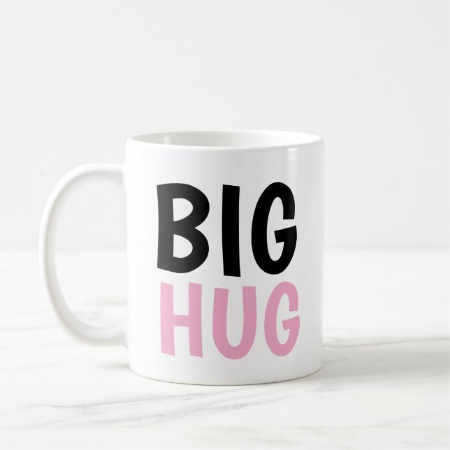 Caneca De Café Grande Abraço para Você Mamãe Coração Fofo Present (Esquerda)