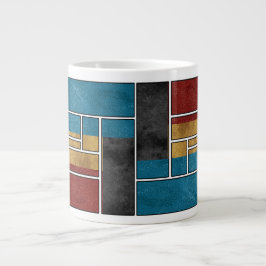 Caneca De Café Grande Abstract mug designs