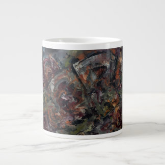 Caneca De Café Grande Abstrato